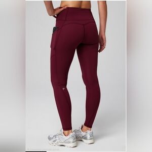 Fabletics Burgundy Pure Luxe Size SMALL